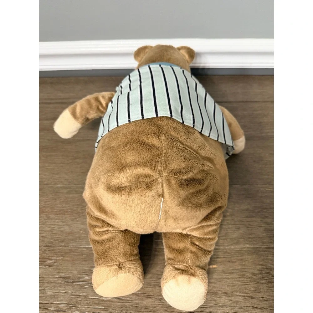 IKEA Nallebjorn Brown Bear‎ in Striped Vest Plush